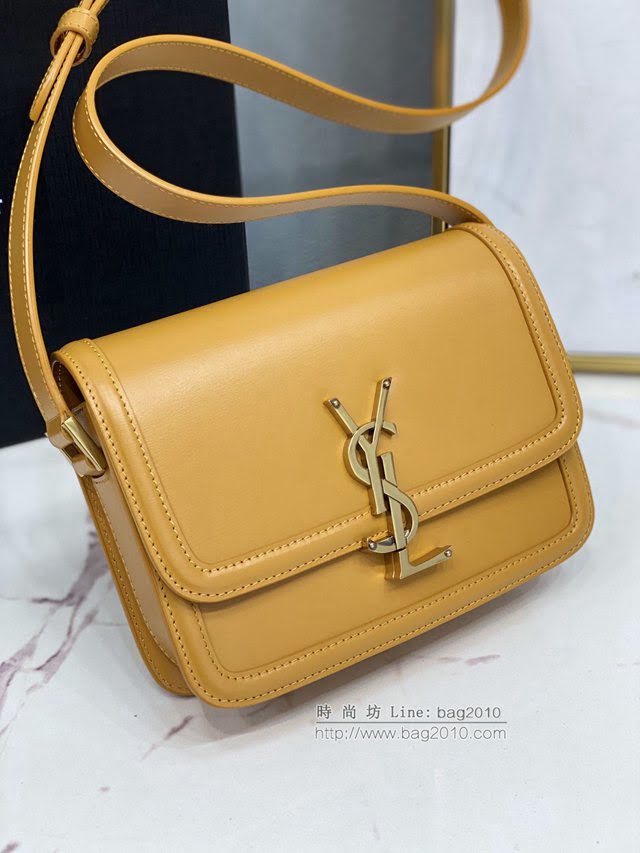 YSL爆款女士包包 聖羅蘭經典款MONOGRAM金屬旋扣小號郵差包 YSL肩背斜挎包 634306  jjh1078
